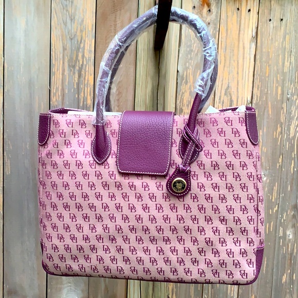 Dooney & Bourke Handbags - Dooney & Bourke Aubergine Signature bag - NEW!